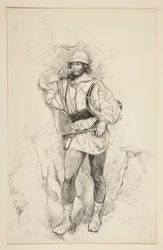 Jacques, illustratie voor Act II, Scene v, Zoals het u bevalt