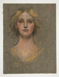 Portret van een jonge vrouw