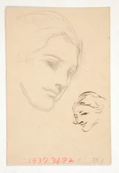 Portret van een niet-geïdentificeerde vrouw
