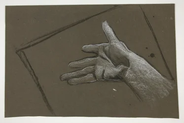 Schets van een hand