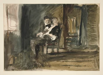 Studie voor De Scharlaken Letter