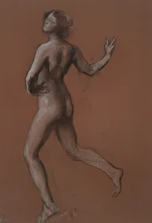Studie voor figuur van 2 uur