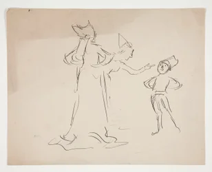 Studie van twee figuren, uit Liefde