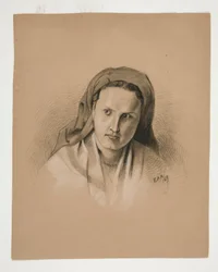 Studie van een vrouw