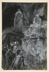 Het banket, illustratie voor Act III, Scene iii, De Storm