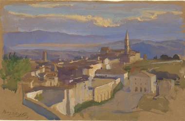 Gezicht op Perugia