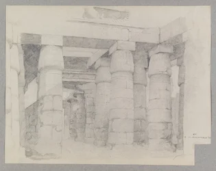 Tempel van Khonsu in Karnak, 1887