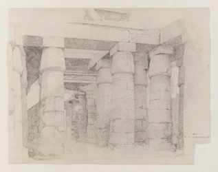 Tempel van Khonsu in Karnak, 1887