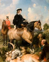 Koningin Victoria in Windsor Home Park, 1865