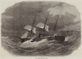 HMS Captain, onlangs verloren op zee