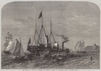 De Aankomst van Zijne Koninklijke Hoogheid de Prins van Wales in Alexandrië, Egypte