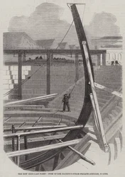 De nieuwe ijzeren vloot, boeg van Hare Majesteit