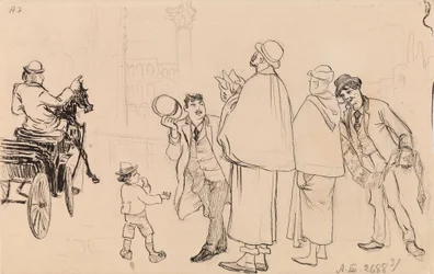Reizigers in Rome