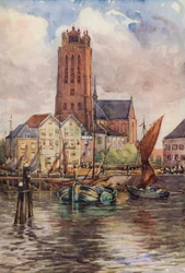 De Rijn: De Grote Kerk, Dordrecht