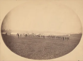 Bajonet oefening, ca. 1863