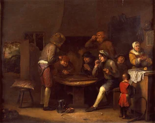 Interieur van een boerderij