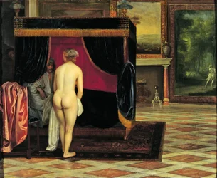 De vrouw van Kandaules ontdekt de verstopte Gyges