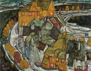 Crescent van Huizen II Eilandstad, 1915
