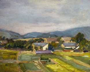 Landschap in Noord-Oostenrijk, 1907