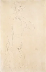 Naakt meisje, 1912