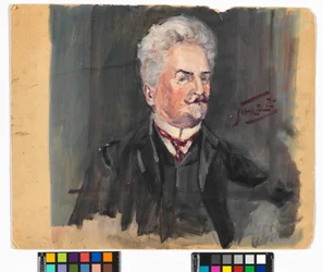 Portret van Leopold Czihaczek