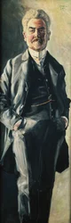 Portret van Leopold Czihaczek, 1907