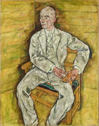 Portret van Victor Ritter von Bauer