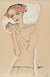 Portret van een vrouw, 1910
