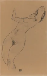 Liggend naakt, 1918