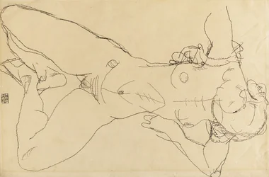 Liggend vrouwelijk naakt, 1914