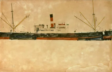 Schepen in de Haven van Triëst