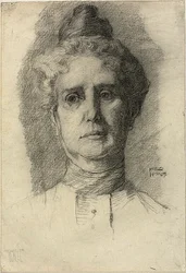 De moeder van de kunstenaar