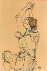 Vrouw met Opgeheven Armen, 1914