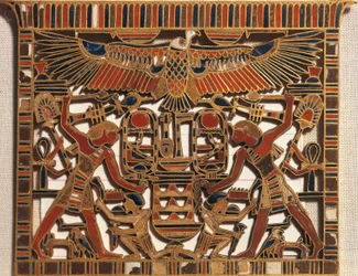 Egypte, Borstplaat in goud en email, twaalfde dynastie, Middenrijk