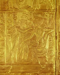 Detail van het Gouden Heiligdom, uit het graf van Toetanchamon