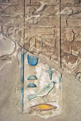 Egyptische oudheid: kleurrijke hiërogliefen. Graf van Kherouef (TT192) (18e dynastie)