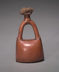 Fles in de vorm van een leren zak, Nieuwe Koninkrijk, ca. 1415-1381 v.Chr.