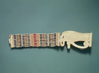 Flexibele kralenarmband, uit het Graf van Toetanchamon
