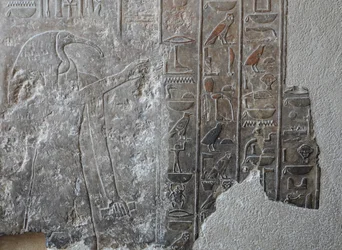 Laag reliëf. Hatshepsut Funerariële Tempel, Deir el Bahari