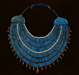 Ousekh-halsketting, Nieuwe Koninkrijk (faience)