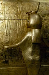 Beeld van Selkhet (detail)