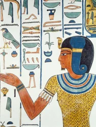 Zuil met Hornedjitef (detail)