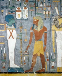 Maat, Ramses I, Ptah en Osiris