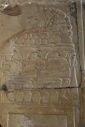 Reliëf, Tempel van Ramses II, Abydos, Egypte, Egyptische beschaving, Nieuwe Koninkrijk, Dynastie XIX