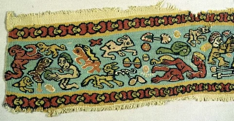 Polychroom textiel, Egyptisch, Koptische periode 4e-12e eeuw (tapisserie)