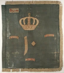 Kleur van het 10e Bataljon, Soedanees Regiment, Egyptisch Leger