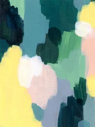 Kleurrijke abstracte penseelstreken
