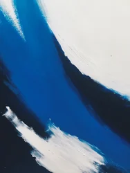 Dynamisch blauw abstract
