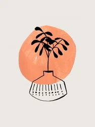 Modern botanisch stilleven