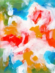 Levendige abstracte bloemen